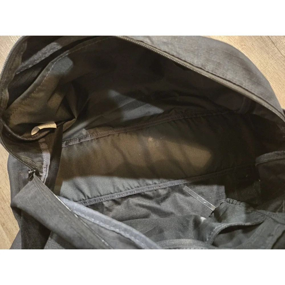 Black Nike Gym Duffle Embroidered Symbol